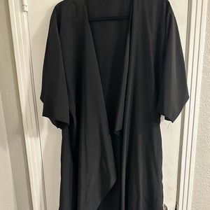 Lularoe black kimono size M